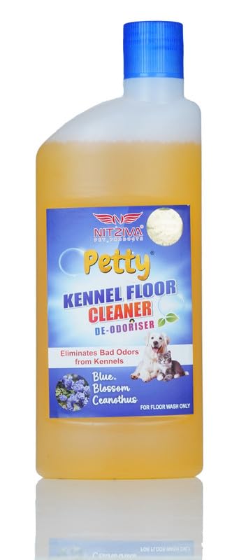 NITZIVA Petty Kennel Floor Cleaner 500ml (Blue Blossom) - Pet Safe, Effective Odor Control, and Deep Cleaning Formula for Kennels and Pet Areas (B0D2WGZ74B) Amazon Price History, Amazon Price Tracker