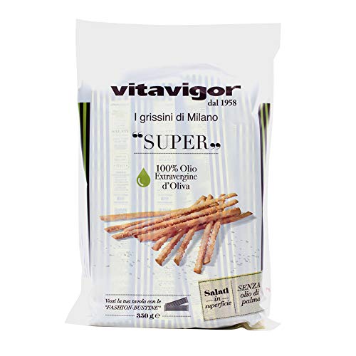 Vitavigor Vita Joy Super Palitos de Pan Salados, Snack Sano y Equilibrado - Bolsa 350 g