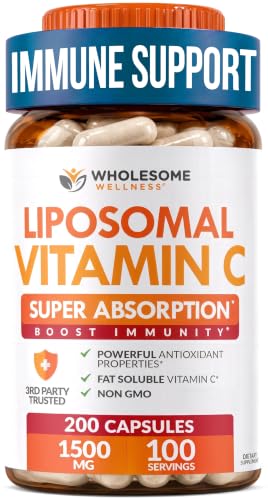 Wholesome Wellness Liposomal Vitamin C Capsules