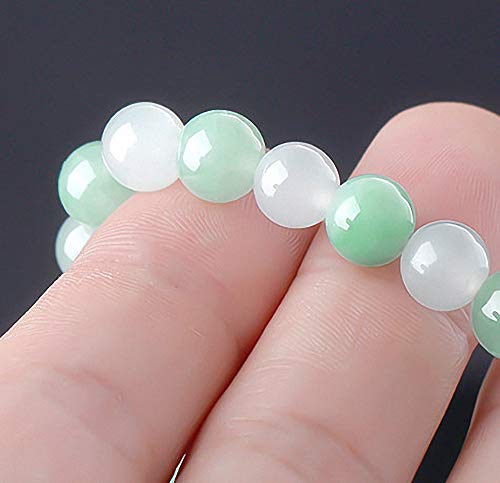 Bracelet perle rond jadeite confort quotidien pour poignet sensible - 5