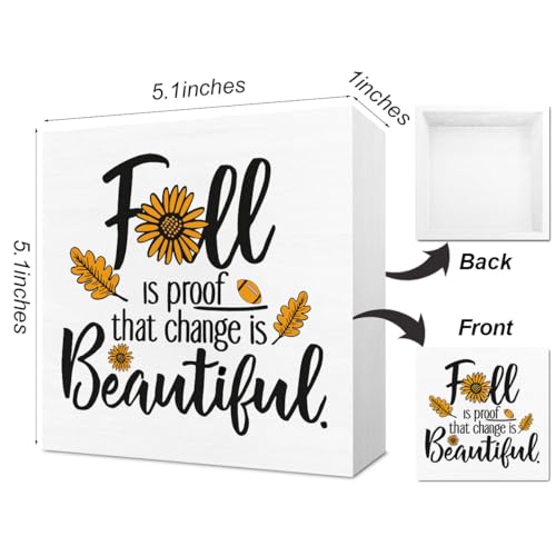 MIGUMUTU-Fall-Room-Home-Decor-Fall-Decor-Fall-Is-Proof-That-Change-Is-Beautiful-Sign-Fall-Decorations-for-Home-Sunflower-Sign-Autumn-Home-Office-Wall-Pediments-Decor-5-X-5-Inch MIGUMUTU Fall Room Home Decor Fall Decor Fall Is Proof That Change Is Beautiful Sign Fall Decorations for Home Sunflower Sign Autumn Home Office Wall Pediments Decor 5 X 5 Inch