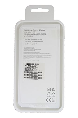 Samsung Flip Wallet Schutzhülle (geeignet für Galaxy S7 edge) gold