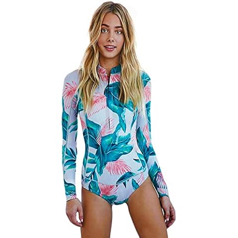 Beachkini Traje de baño de Manga Larga con protección Solar Cover