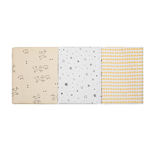 PAPI DESDE 1974 Cueiro Flanel Papi Compose Estampado Para Bebê 80Cm X 50Cm Contém 03 Un