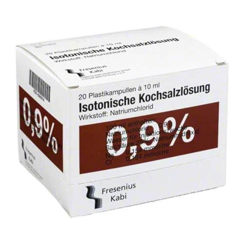 KOCHSALZLÖSUNG 0,9% Pl.Fresenius Injektionslsg. 20X10 ml