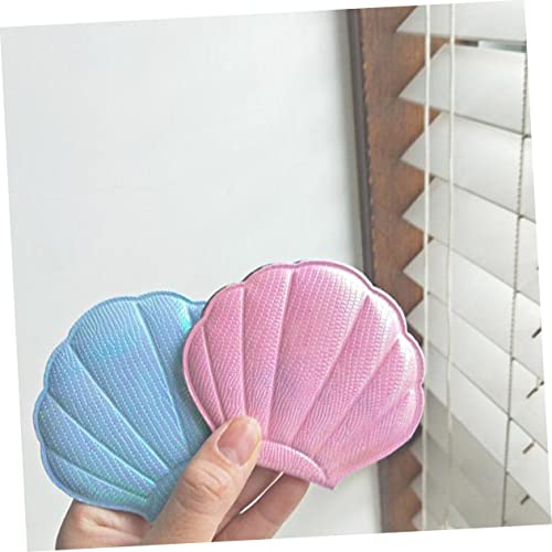Miroir pliable coquillage double face compact accessoire beauté nomade pack de 3