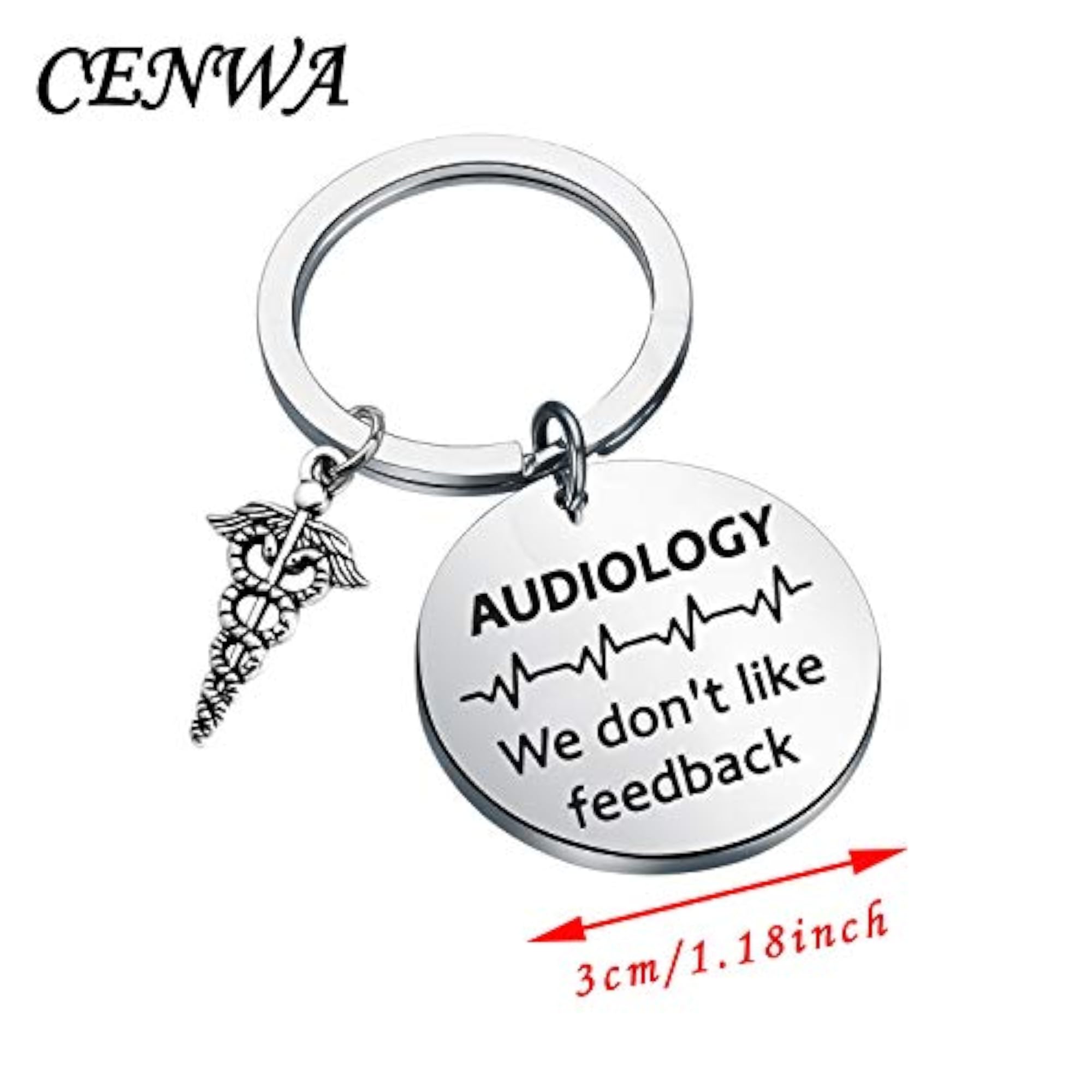 Audiologist Graduation Keychain Gift, Inspirational