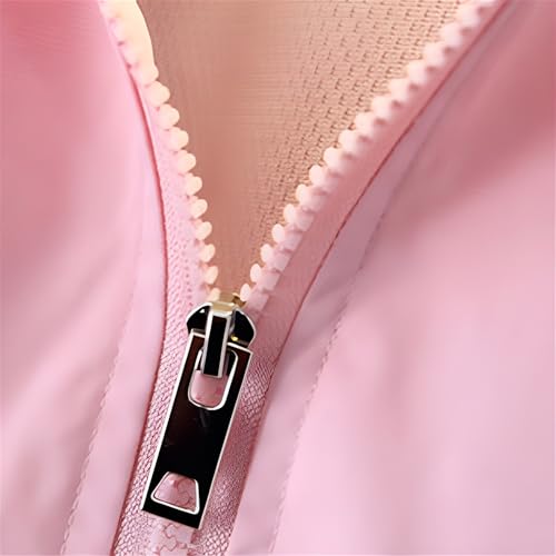 Kids Girls Lightweight Windbreakers Jacket Coats Long Sleeve Full Zip Up Rain Hoodie Cute Print Coat Outerwear Clothes2