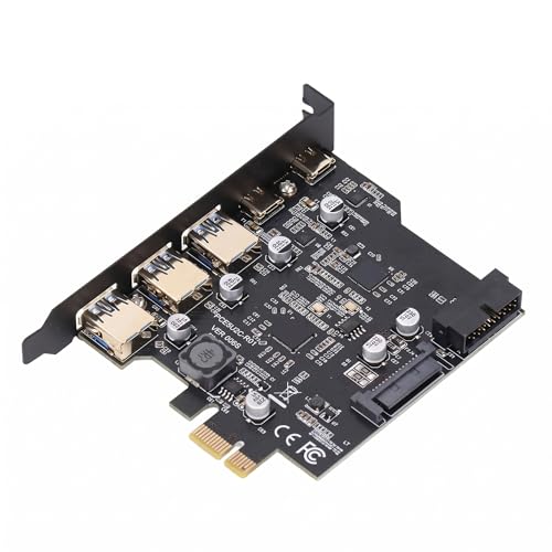 Tarjeta PCIe USB 3.2 Gen 2 para ampliar puertos tipo C en PC de escritorio