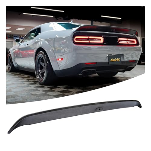 Autrix Rear Spoiler for 2008-2024 Dodge Challenger Hellcat Redeye Style