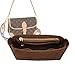 Lckaey Purse Organizer Insert, used for LV new Diane stick liner bag storage and sorting bag2072Dark coffee