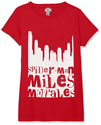 T-shirt Marvel Miles City fille rouge L vêtement enfant coton