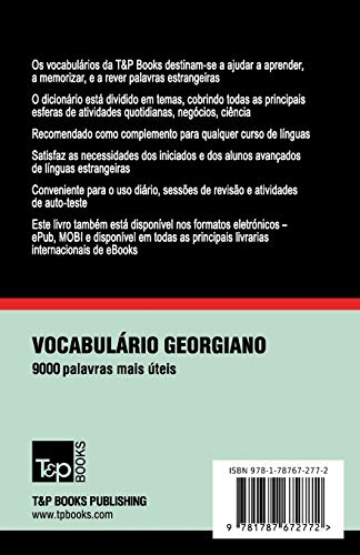 Vocabulário Português Brasileiro-Georgiano - 9000 palavras: 84