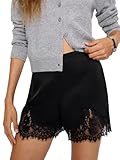 Caractéristiques : mini short en dentelle pour femme, short motard en dentelle pour femme et fille, micro short taille basse, boxer en dentelle florale, bas de pyjama soyeux pour femme, short à jambe droite, short en dentelle à jambes larges, short en dentelle douce et soyeuse, short en dentelle pour adolescentes, culotte française, short en dentelle pour femme