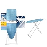 KACOTA Burro de Planchar Plegable 92 x 30 CM, Tabla de Planchar con Altura Ajustable(64-78CM), Burro...