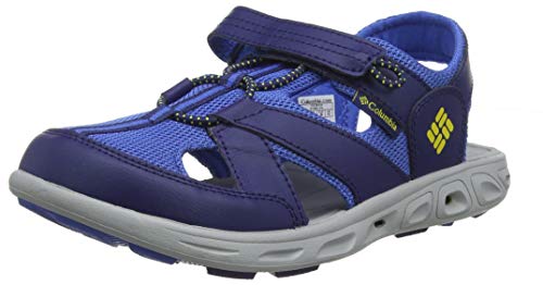 Columbia Unisex-Kid's Techsun Wave Closed Toed Sandals Sport, Cousteau, deep Yellow, 4 Regular