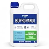 CONTROL GARDEN Alcohol Isopropilico 99,9% 5 L | Isopropanol Puro para Limpieza Profesional de Componentes Electronicos, Optica y Superficies Delicadas | Limpiacristales Sin Residuos Rapida Evaporacion