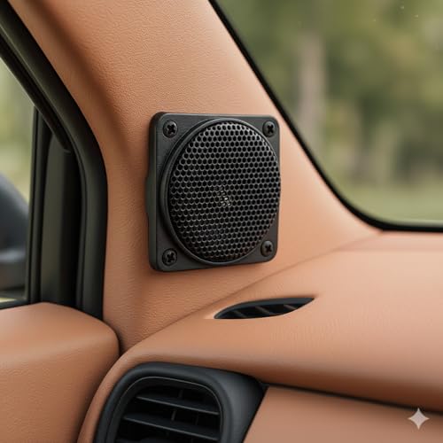 Image of High Power Piezoelectric Tweeter Speakers (Pack of 2) - 75W RMS / 300W Max - 4 /8 Ohm - Premium Car & Home Audio Sound