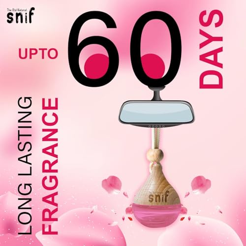 Image of Snif Car Perfume With Essential Oils With 15ml Refill Pack | Car Perfume Diffuser (Pack of 2)