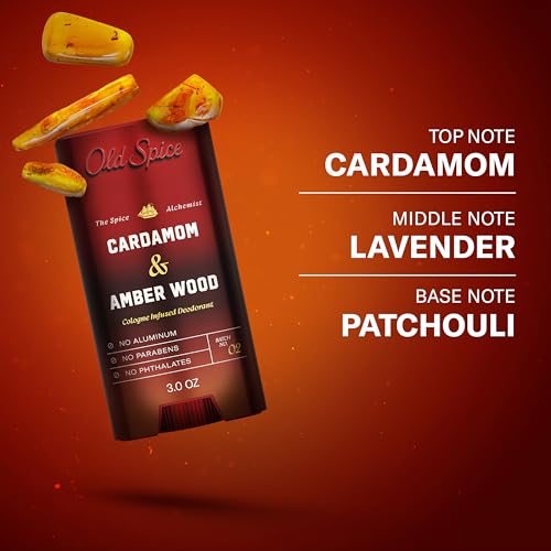 Old Spice Aluminum Free Deodorant for Men, Cardamom & Amber Wood, 3 oz - image 8