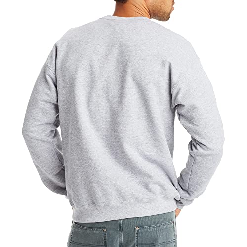 Hanes Men's Big and Tall ComfortBlend Sweatshirt, Light Steel, 3X-Large - 9
