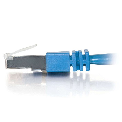 Image of C2G Legrand Cat5e Ethernet Cable, Snagless Shielded Cat5e Patch Cable, Blue Network Patch Cable, 3 Foot Ethernet Network Patch Cable, 1 Count, C2G 27241