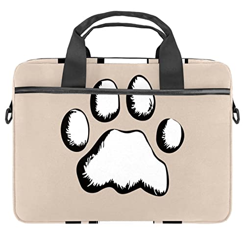 Sacoche ordinateur 13.3 pouces patte de chien avec bandoulière confort