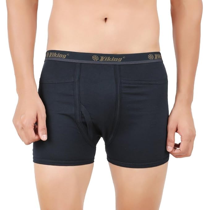 viking Men's Cotton Trunks, Pack of 2 (Multicolor & Assorted) (90CM)-picture-11