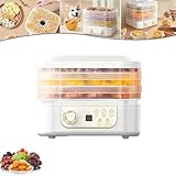 Food Freeze Dryer Machine for Home - Smart Digital Control & Quiet, Food Freeze Dryer for Fruits, Meat, Herbs & Pet Food, dryer for candy Not Dehydrator (Single twist-white)