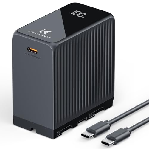 K&F CONCEPT 10500mAh Replacement USB-C Battery for NP-F970