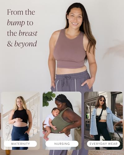 Kindred Bravely Sublime Longline Nursing & Maternity Bra for Breastfeeding | Nursing Tank Tops4