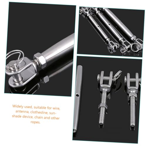 Tensor de acero inoxidable para cables con tornillo pesado miniatura 7