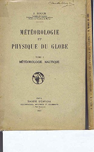 livre meteorologie et physique du globe/2 tomes