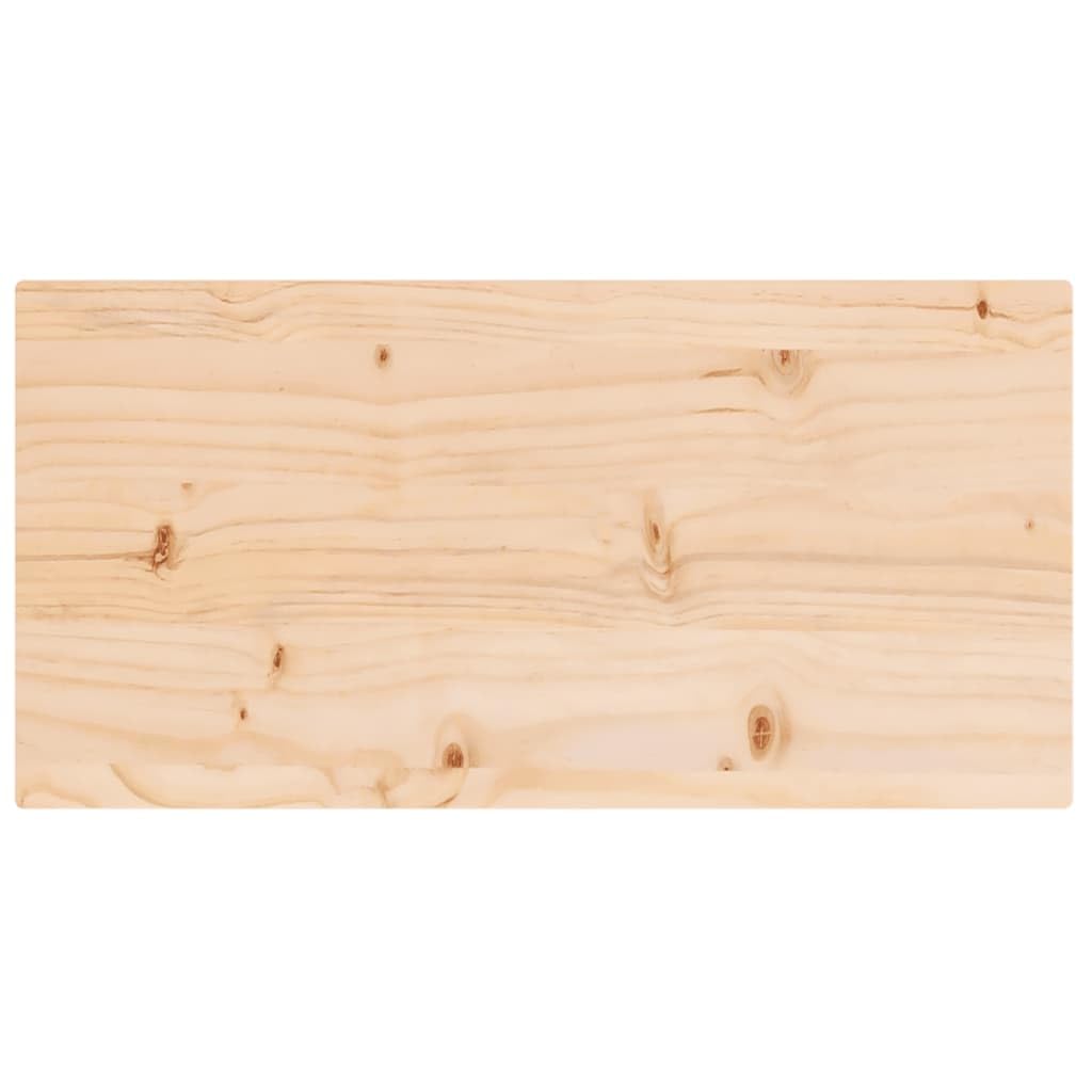 Tablero de Mesa Rectangular Madera Tablero Escritorio tablones de Madera Tablero de Mesa Maciza Pino 80x40x2,5 cm