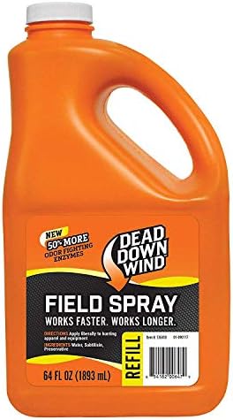 Dead Down Wind Evolve Field Spray Refill – 64 oz, Unscented, Broad-Spectrum, No Scent Hunting Spray