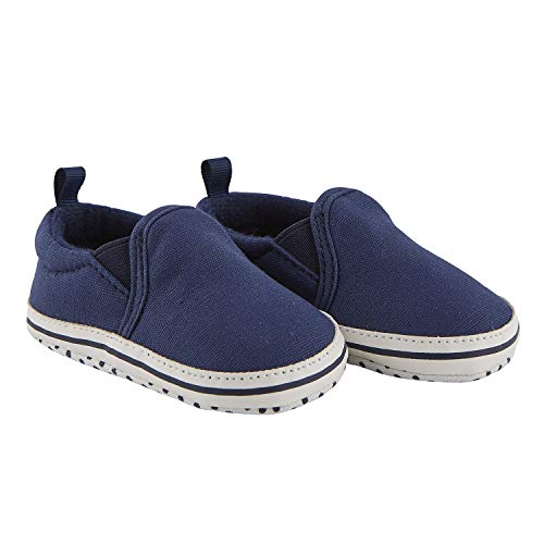 Image of Stephan Baby Non-Slip Canvas Shoe-Style Foot Finders, Red, Fits 6-12 Months