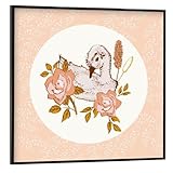 Format: 50x50 cm Poster mit schwarzem Rahmen | Belichtung auf hochwertigem Fotopapier (233 g/m²) | Großartige Qualität made in Germany