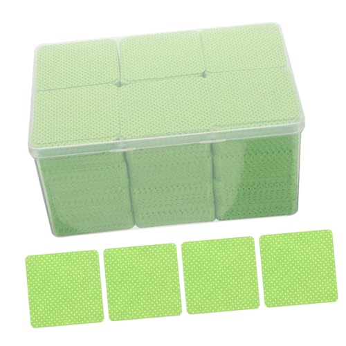 FOMIYES Lint- Lash Glue Set 1080 Pcs Square Cotton Pads for Lash Extension Nail Polish Quick Easy Cleaning