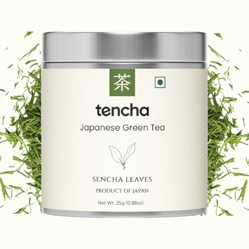 Image of Tencha Japanese Sencha Green Tea Elite Grade Leaves from Shizuoka | Elite Grade Sencha Leaves | Shizuoka Japan Origin | Fresh Green Tea Taste | Authentic Japanese Tea | Daily Enjoyment