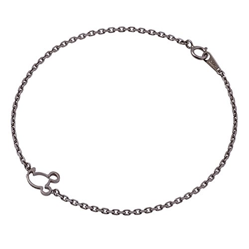 [ザ・キッス] THE KISS DI-SBR701 20cm 【ディズニー コレクション】 ミッキー/Duet フェイス シルバー ブレスレット