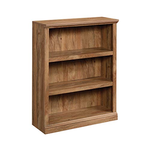 Sauder Miscellaneous Storage 3-Shelf Bookcase/ Book shelf, Sindoori Mango finish