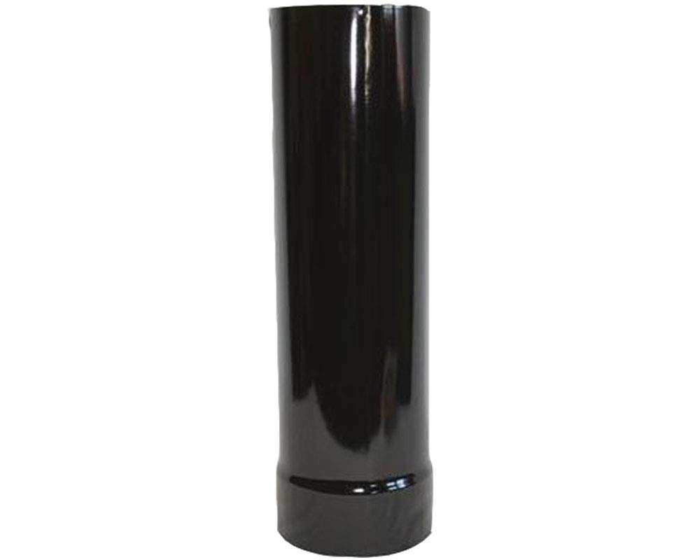 Tubo della stufa Raccordo 0,40 m NERO smaltata HQ 120 Ø