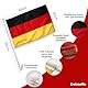 Premium Autofahne | Autoflagge | Autofensterfahne | Autofensterflagge | Fußball EM 2024 Fanartikel | Deutschland | Auto Fenster Flagge Fahne 45x30cm, MAX. 60 Km/h