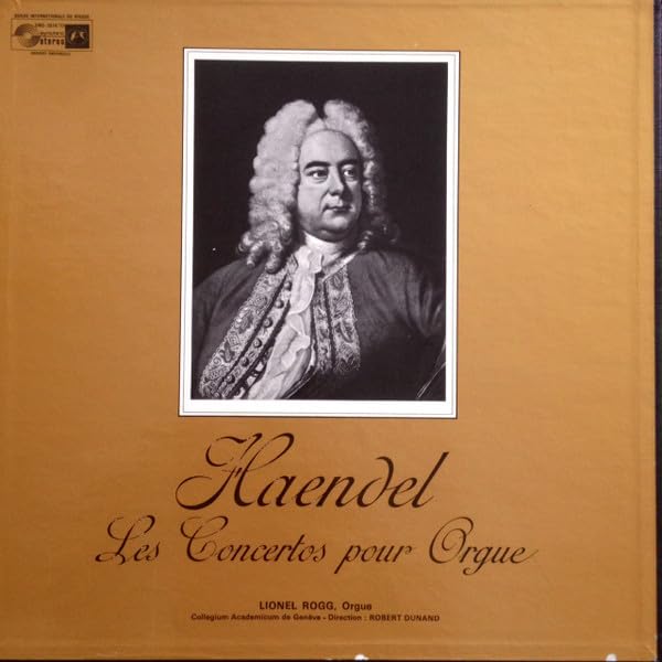 Guilde Internationale du Disque Haendel Les Concertos pour Orgue, Lionel Rogg, Coffret 4 Vinyles LP, Édition Club Limitée, Stéréo