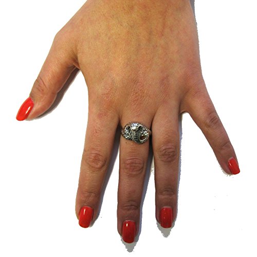 Bague serpent cobra en argent 925 R001543 Empress
