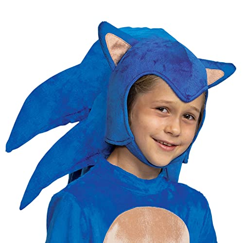 Sonic The Hedgehog Costume, Official Deluxe Sonic Movie Costume And Headpiece, Kids Size Large (10-12) #TOP3