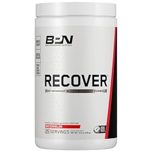 BARE PERFORMANCE NUTRITION BPN Recover Post-Workout Enhanced Muscle Recovery Drink Mix, Watermelon, 25 Servings