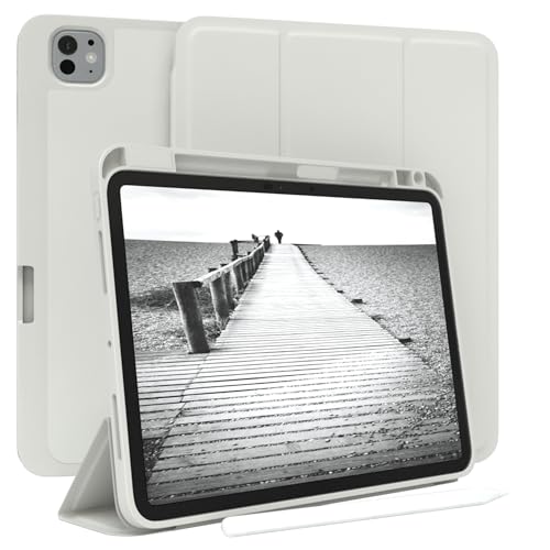 Étui iPad Pro 11 2024 détachable et pliable avec fonction auto sleep