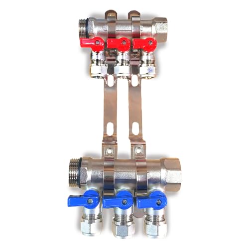 VN Infinite Quality Stainless Steel Mounting Brackets for Mainifolds - Bracket for Simple Wall Attachment - Plumbing PEX Manifolds