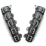 ArmBinder de Luxe – zylinderförmige Armfessel aus Leder mit 10 Schlössern